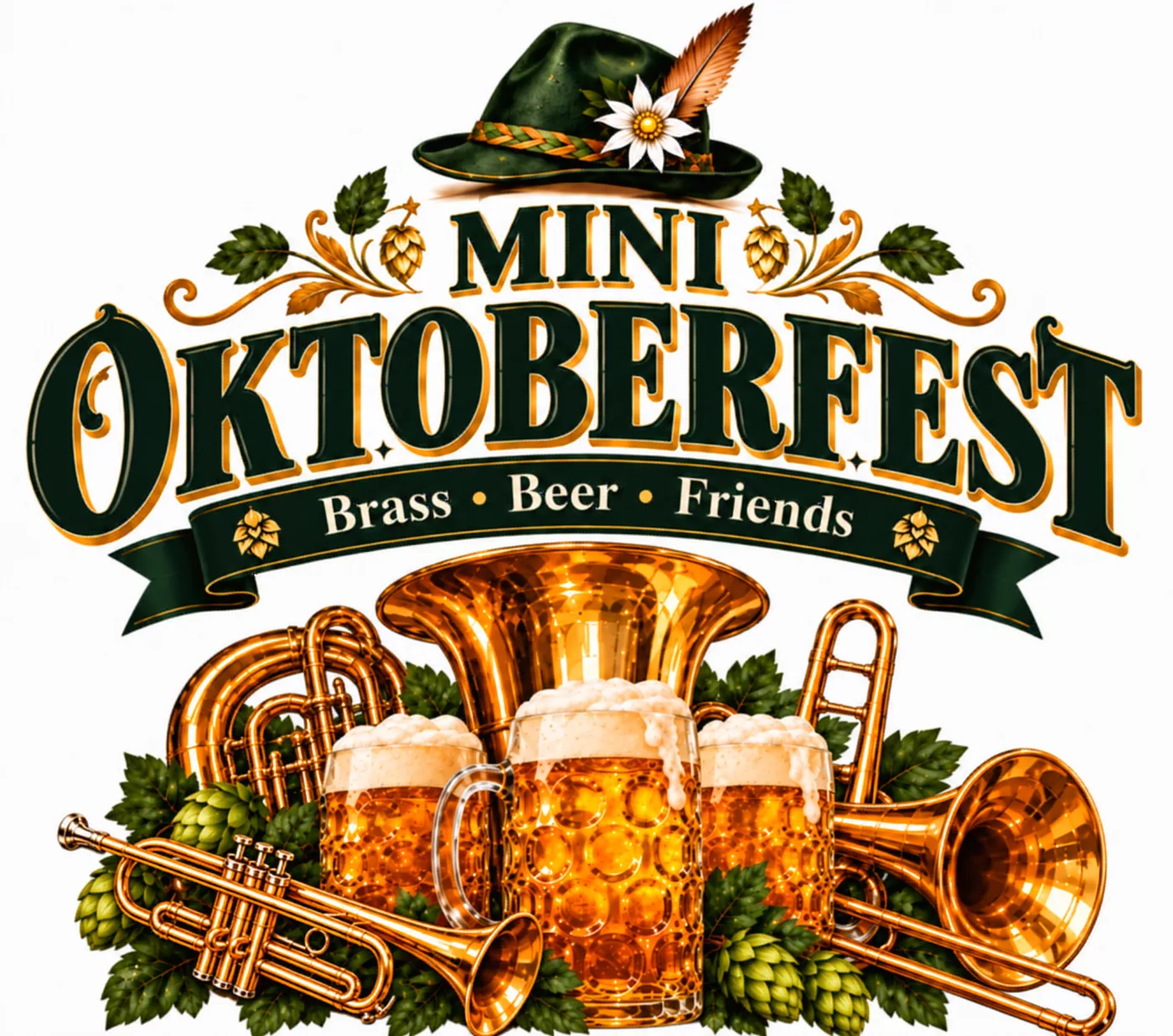 Mini Oktoberfest: brass, beer, friends